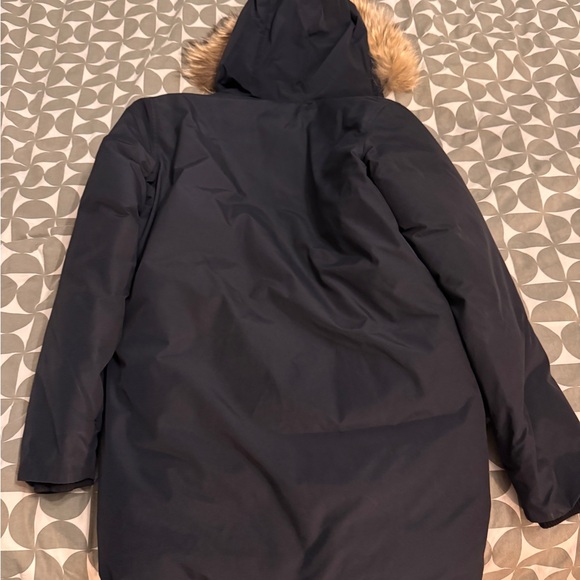 Woolrich Navy Blue Parka with Fur Hood - Picture 12 of 13